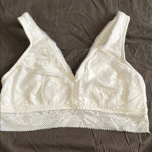 Aerie White Lace Bralette